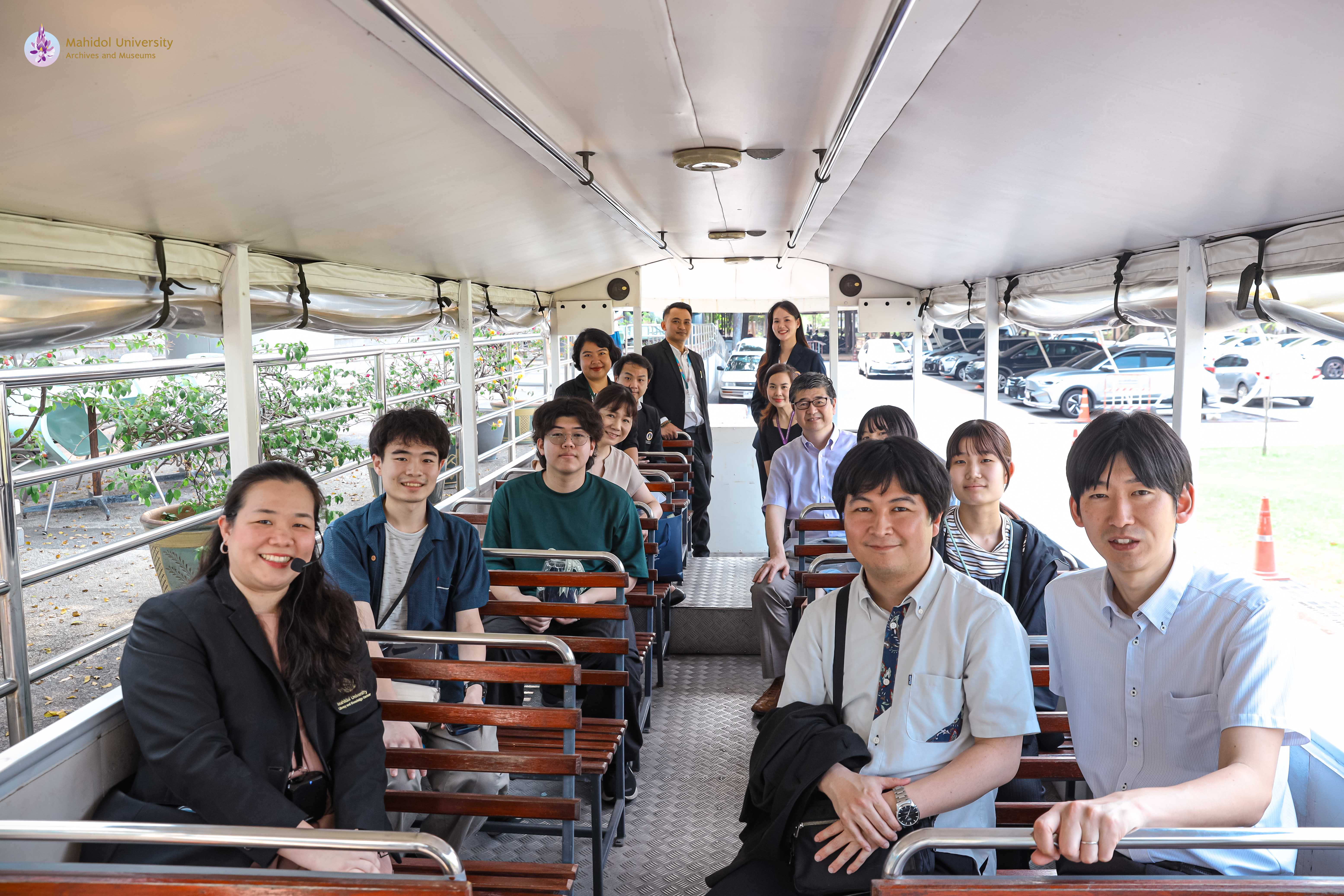 Archives and Museums Department welcomed a delegation of students and faculty members from National University Corporation of Tsukuba University of Technology (NTUT), Japan